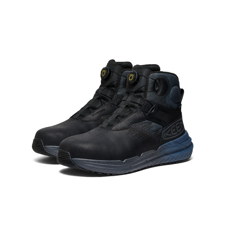 Mens Snapline CF Waterproof Boot Carbon Toe Vintage IndigoBlack