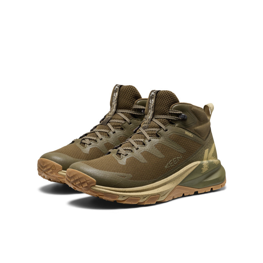 Mens Targhee Apex Wide Waterproof Hiking Boot Dark OliveKhaki