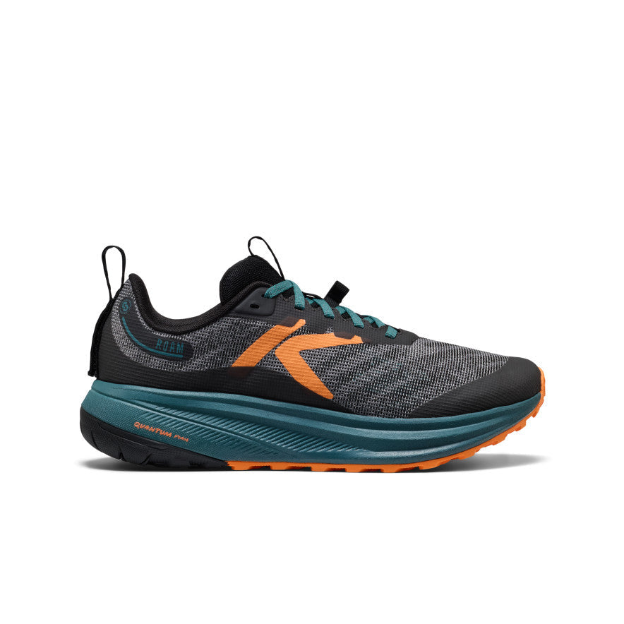 Mens Roam Trail Running Shoe BlackOrange Peel