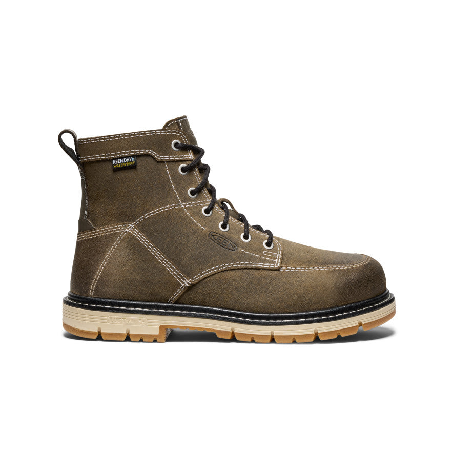 Womens San Jose 6 Waterproof 90 Heel Boot Aluminum Toe Steel GreyGum