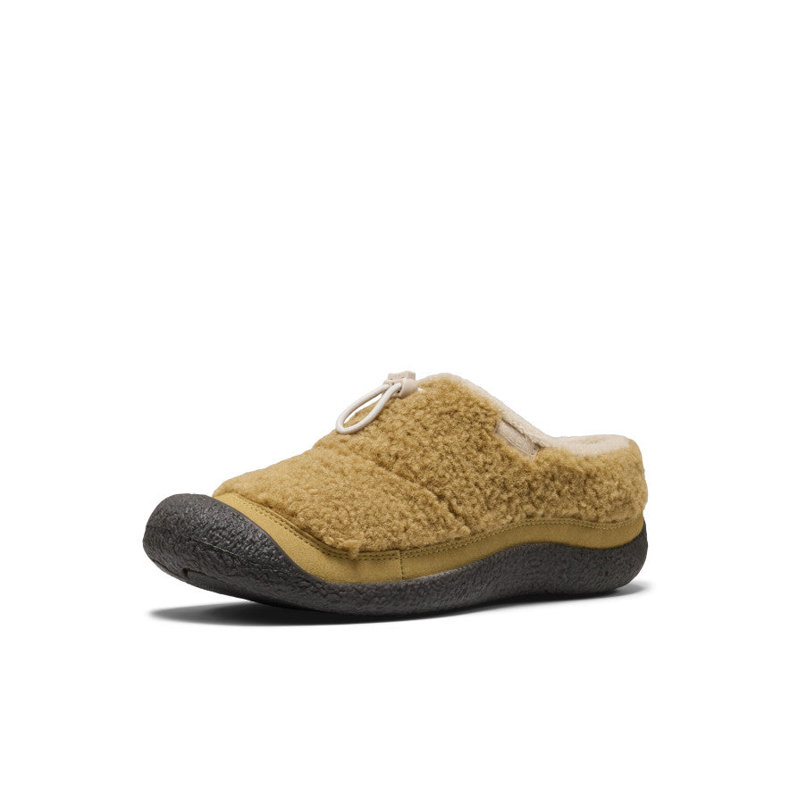 Womens Howser III Slide Khaki Sherpa
