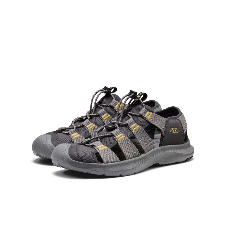 Mens Seanik H2 Sandal Steel GreyCream Gold
